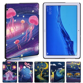 Pentru Huawei MediaPad T5 10.8 caz din Plastic rezistent la Șocuri husa pentru tableta Huawei MediaPad T3 8.0 T3 9.6 M5 Lite 10.1 8.0 caz de protecție